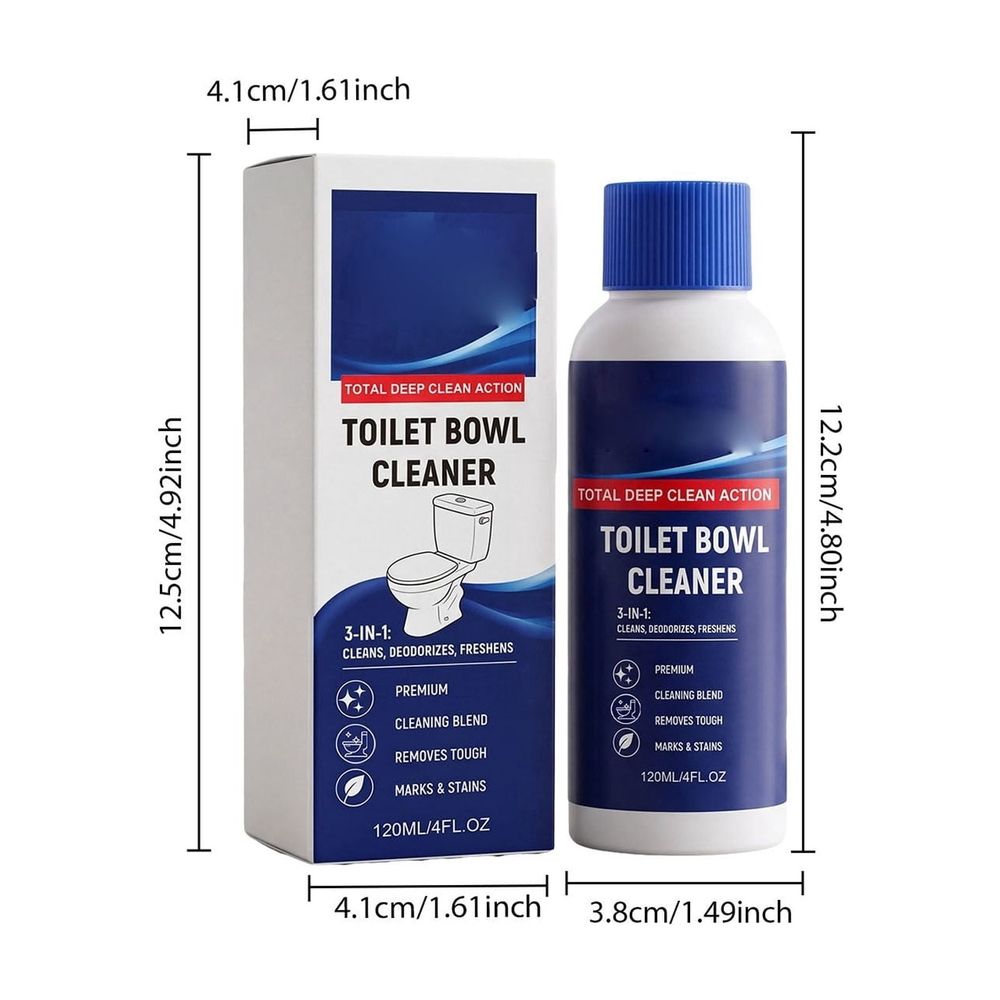 Toilet Cleaner Foam For Removing Stubborn Stains And Odors 120ml