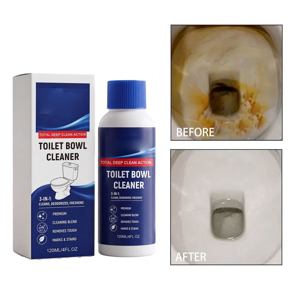 Toilet Cleaner Foam For Removing Stubborn Stains And Odors 120ml
