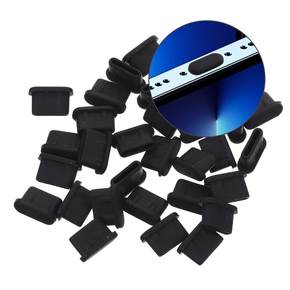 30pcs USB Port Plugs Replacement USB3.1 Type-C Dust Plug Laptop USB Stoppers