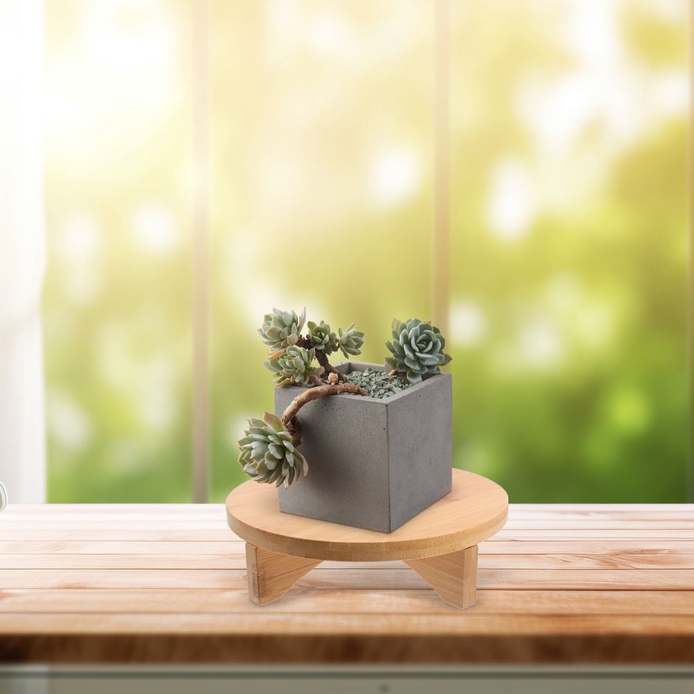Wooden Plant Stand and Indoor Plant Shelf, Ideal for Small Plants, Plant Holders, and Decorative Indoor Plant Tables