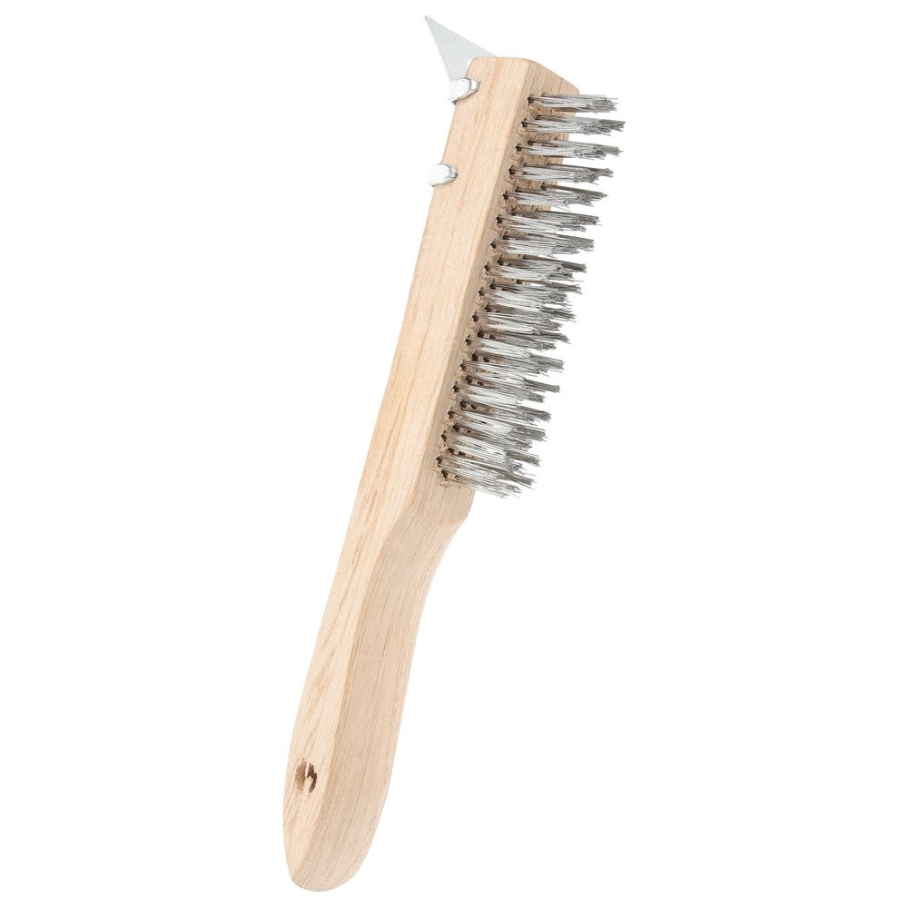 Multi purpose wire brush with shovel - a time-saving cleaning tool suitable for homes, workshops, and outdoors, 16x4cm
