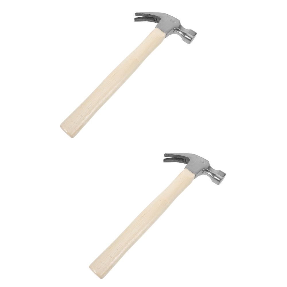 2-Pack Hammer Set, Framing and Nailing Hammer for Carpentry, Steel Construction, Comfortable Grip
