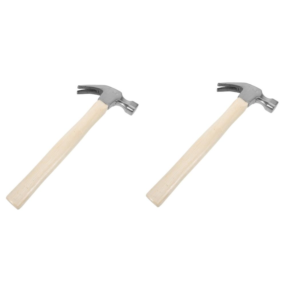 2-Pack Hammer Set, Framing and Nailing Hammer for Carpentry, Steel Construction, Comfortable Grip