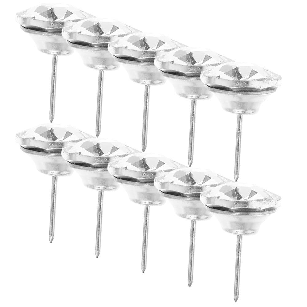 Upholstered Furniture Buttons 20 Pack Crystal Rhinestone 25mm Decorative for Sofa and Chair Home Makeover
