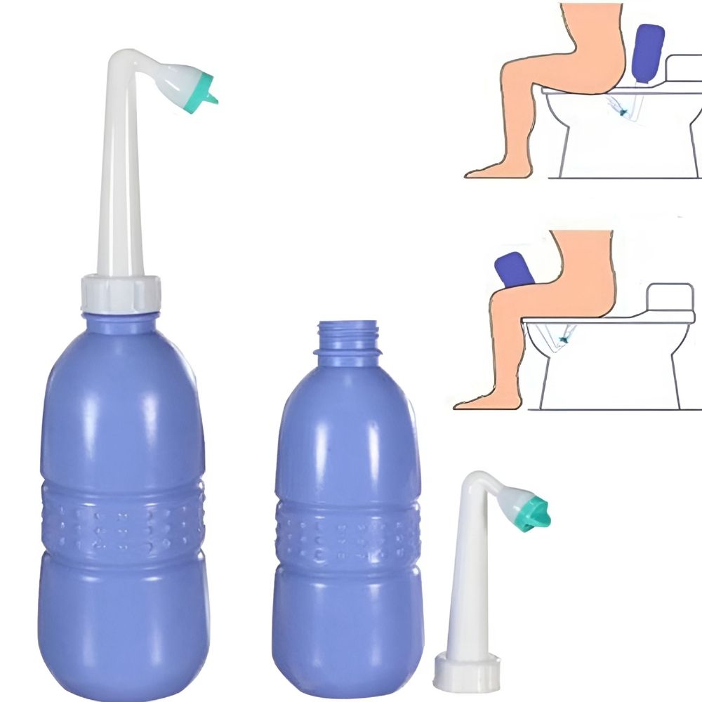 Portable Empty Bidet Bottle Handheld Travel Toilet Hand Spray Seat Water