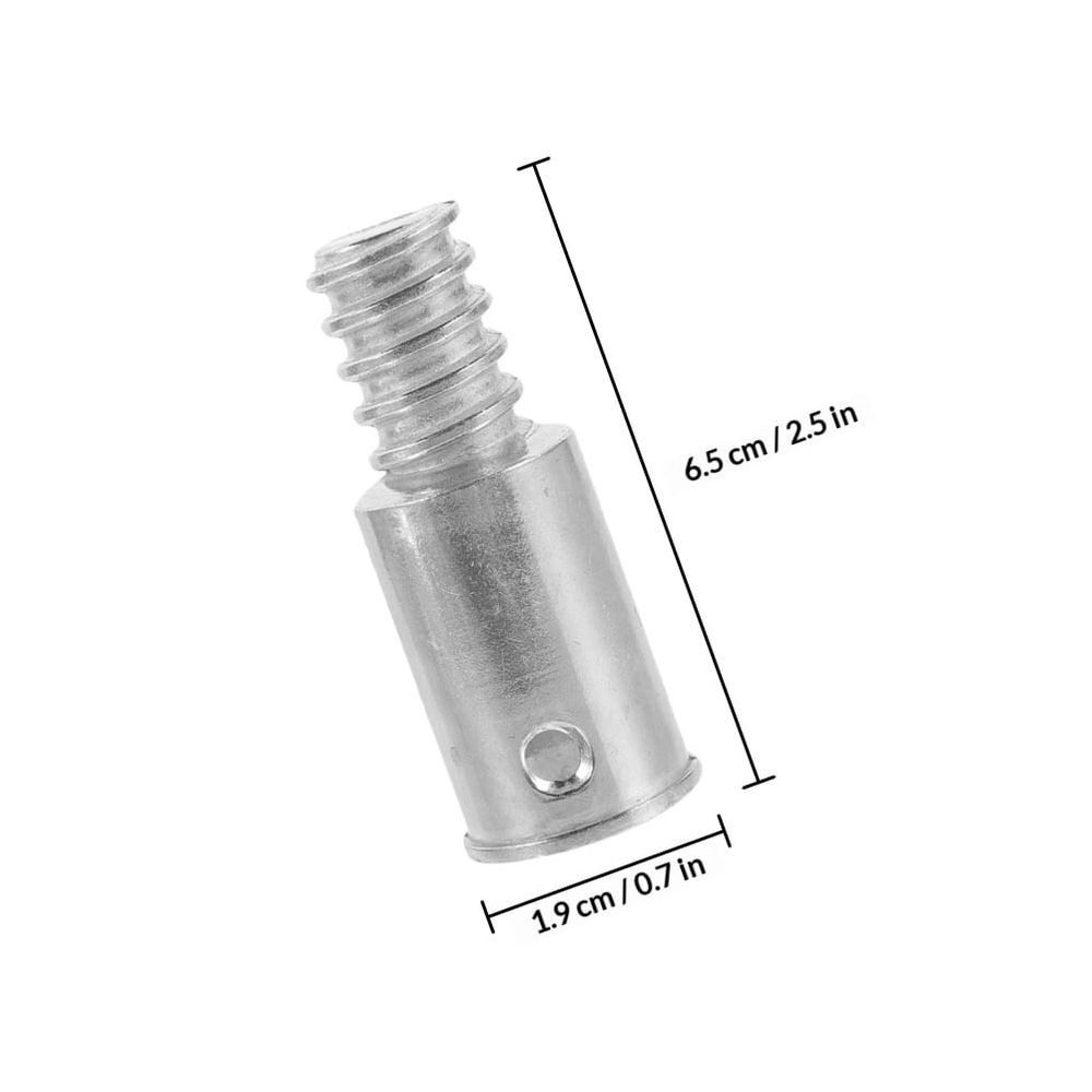 3PCS Pole Adapter Tips for Broom Handle Replacement Aluminium Alloy DIY Enthusiasts
