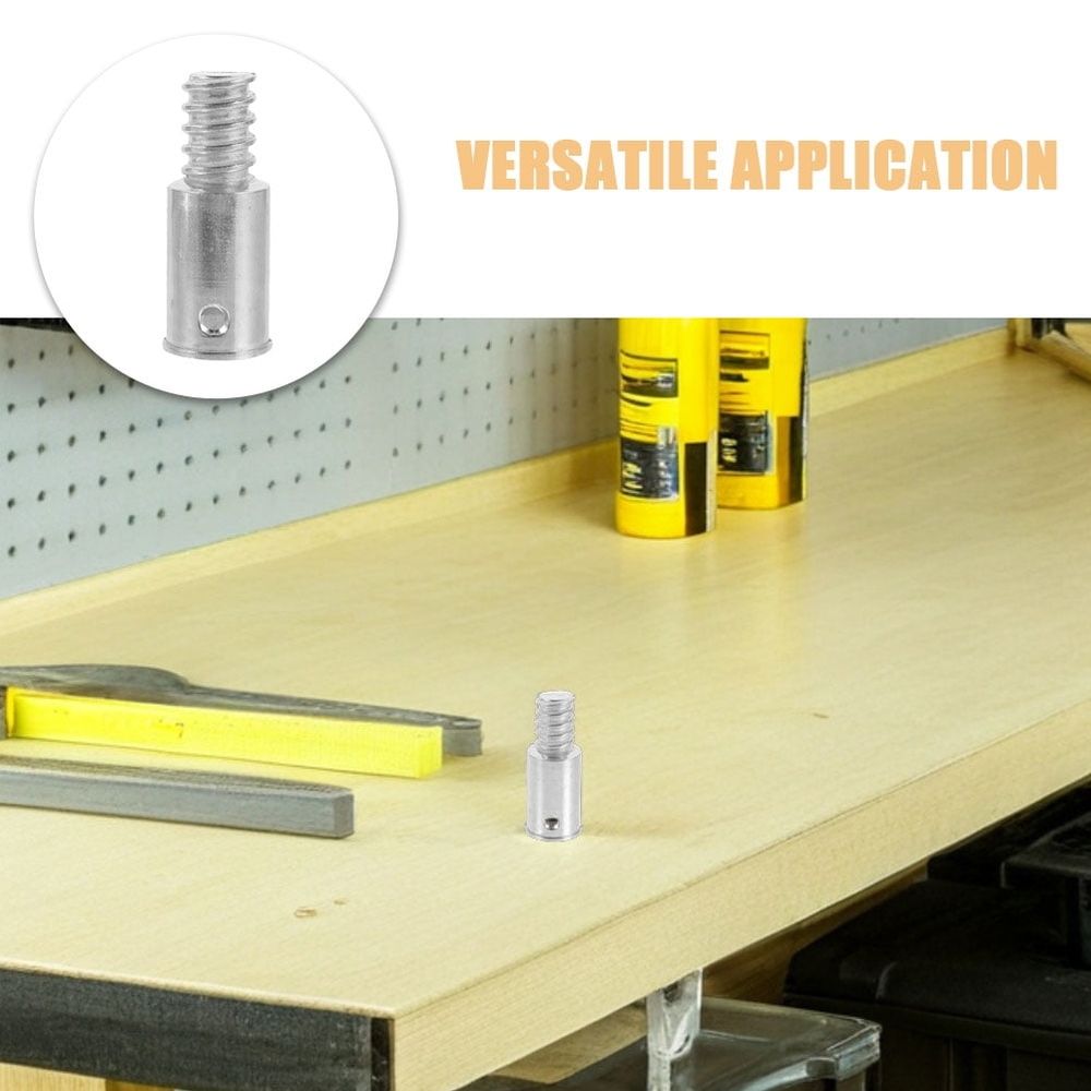 3PCS Pole Adapter Tips for Broom Handle Replacement Aluminium Alloy DIY Enthusiasts