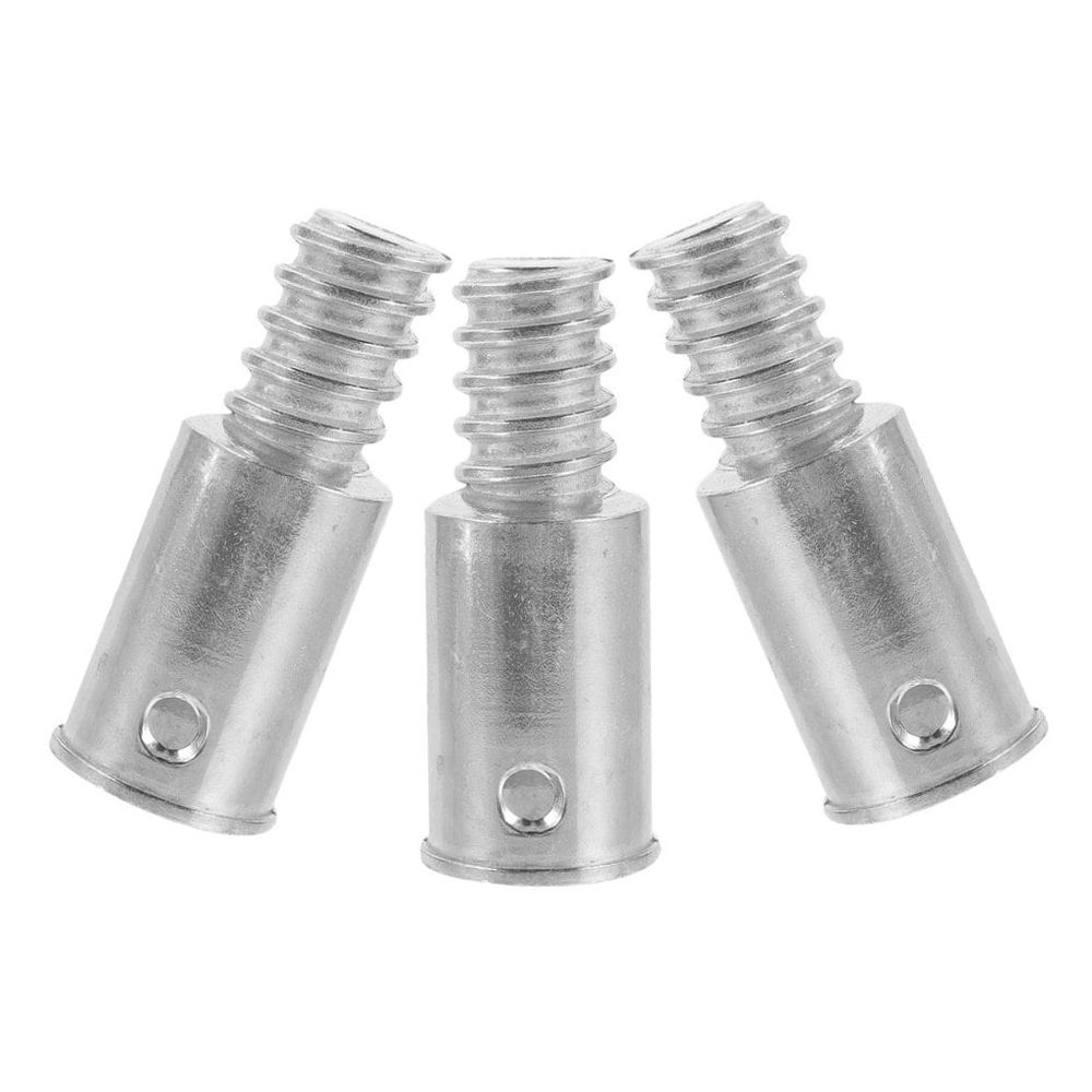 3PCS Pole Adapter Tips for Broom Handle Replacement Aluminium Alloy DIY Enthusiasts
