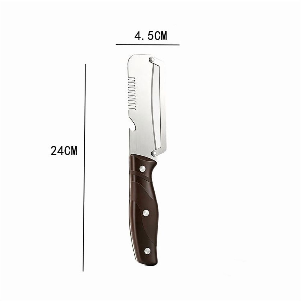 Multifunctional Vegetable Peeler, 3 in 1 Stainless Steel Blade Peeler for Kitchen with Wooden Handle and Bottle Opener, Ultra-Sharp Peelers Kitchen Tool for Fruits and Vegetables