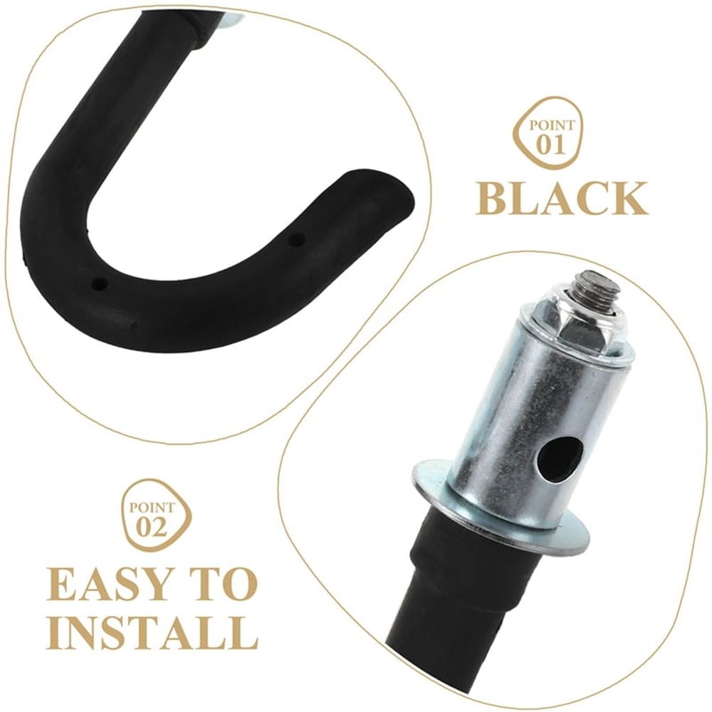 Ladder Hangers Telescopic 2-Pack for Ceiling or Roof Mounting - Anti-Fall Hooks