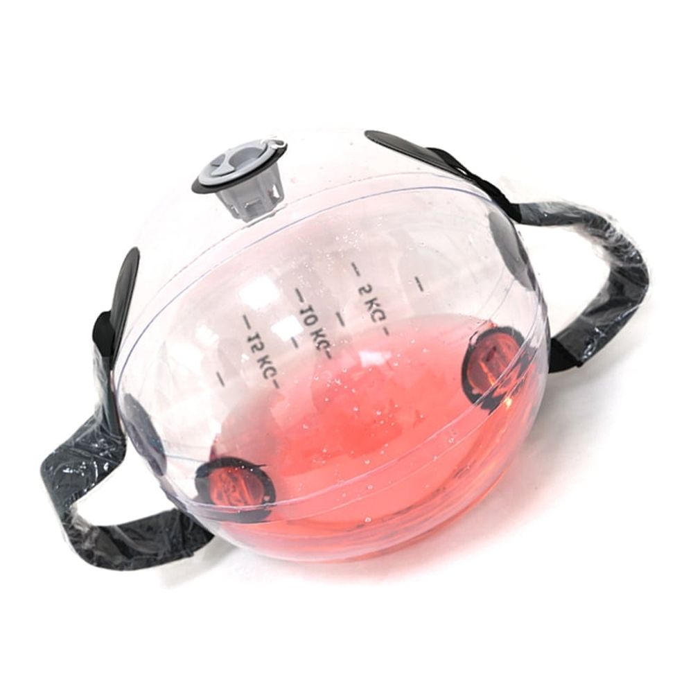 Water Filled Sports Training Weightlifting Transparent Adjustable Multipurpose Fitness Water Ball Safe Soft Water Bag