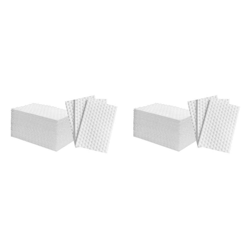 100 PCS Magic Sponge Eraser Sheets,Convex Point Melamine Sheets,Disposable Portable Magic Cleaning Eraser Thin Wipes