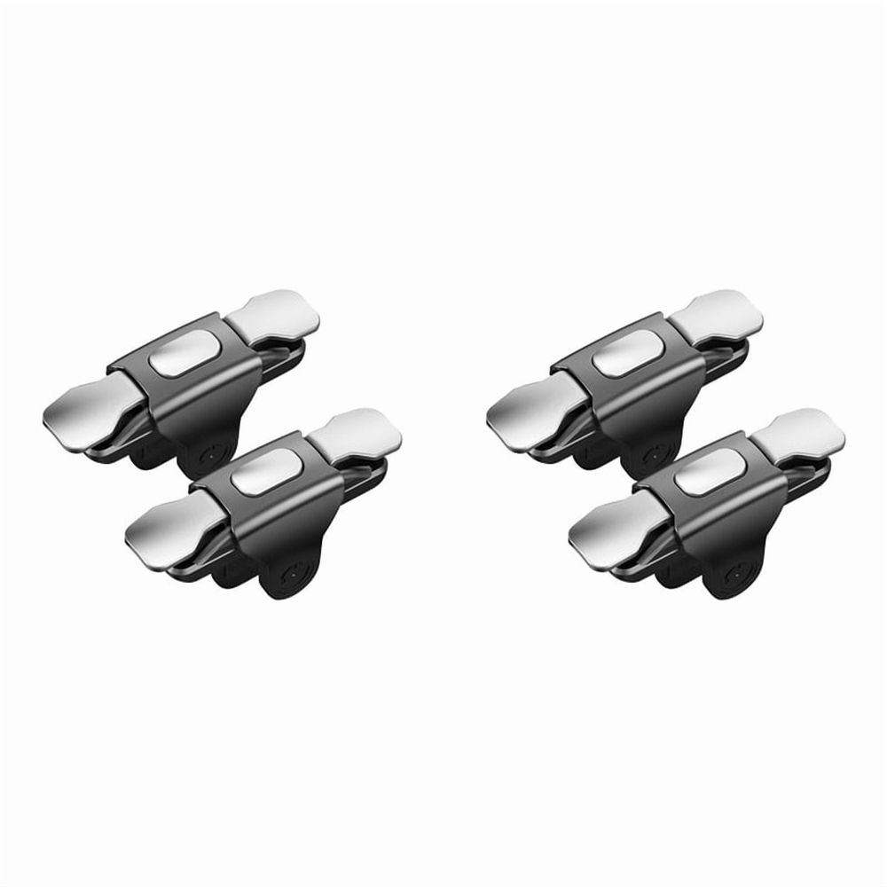 4X Mobile Game Trigger for Phone Gaming 4 Finger Trigger L1 R1 Aim Keys Game Controller Sensitive Phone Game Trigger