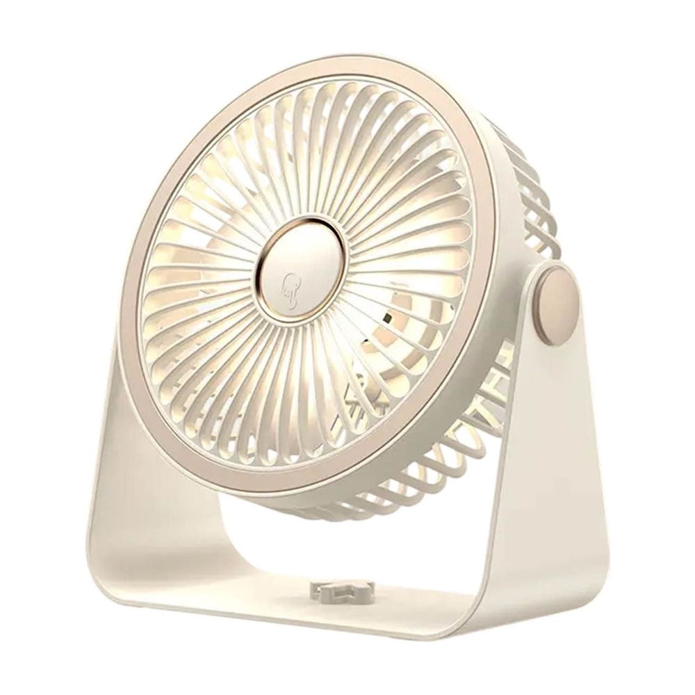 USB Rechargeable Air Circulation Fan with Night Light Aromatherapy Box 5 Speed Modes Portable Desktop Wall Mounted for Dormitory Office Bedroom