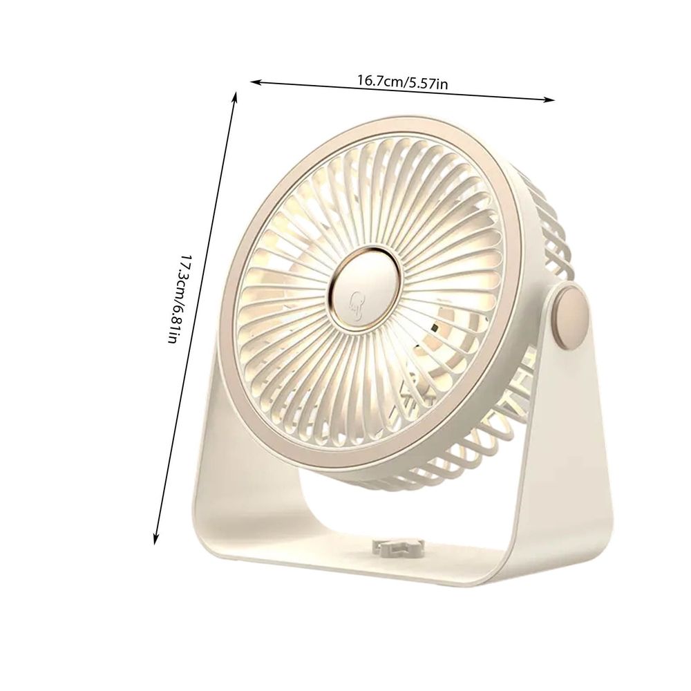 USB Rechargeable Air Circulation Fan with Night Light Aromatherapy Box 5 Speed Modes Portable Desktop Wall Mounted for Dormitory Office Bedroom