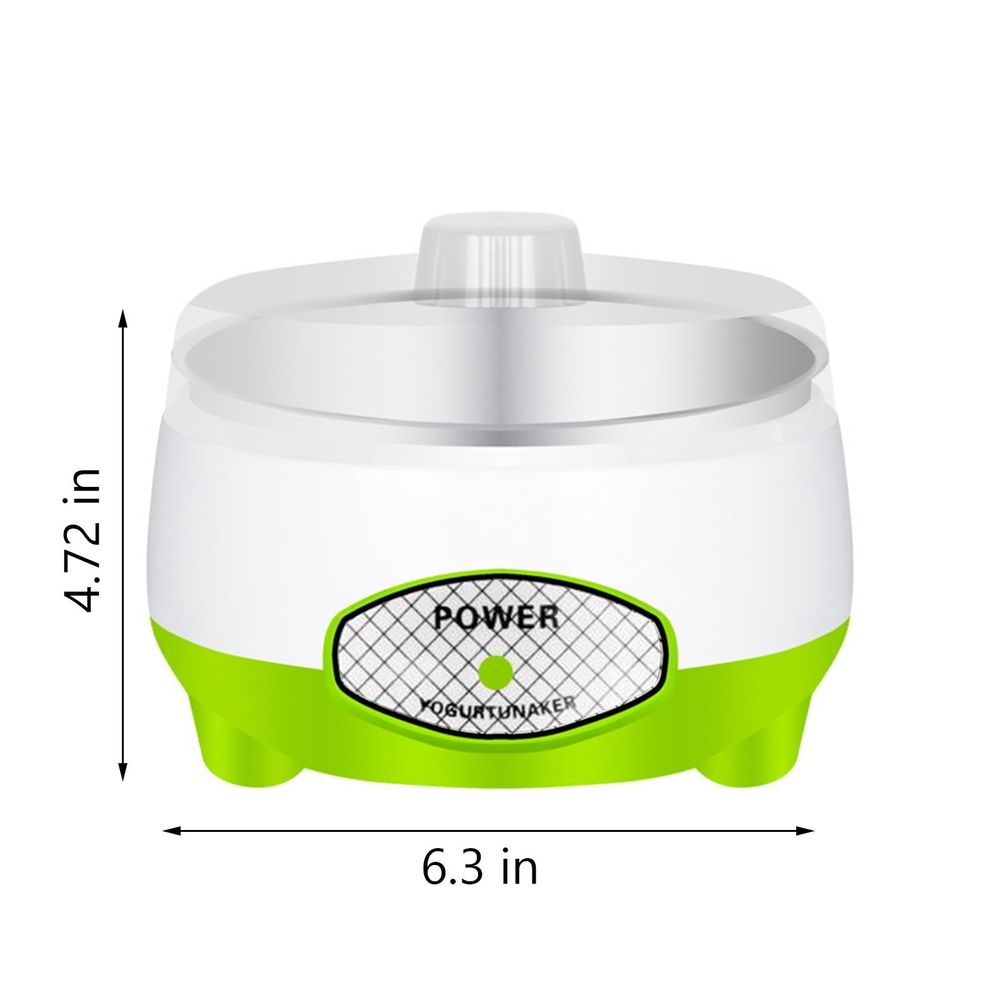 Automatic Yogurt Maker 1L Capacity Stainless Steel Inner Pot 15W DIY Fermenter for Yogurt Natto Rice Wine Healthy Breakfast for Home Kitchen