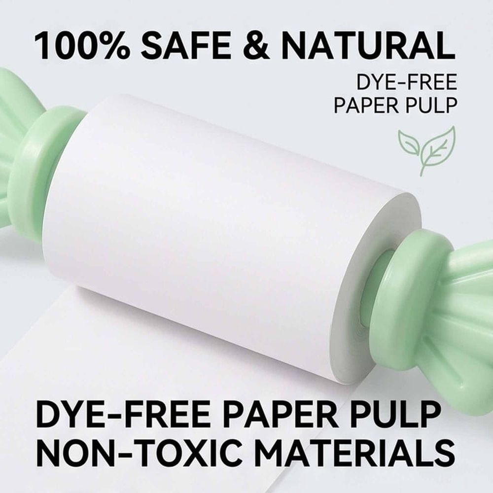 Parrot Rolling Paper Foraging Chew Toy Safe Natural Bird Cage Accessories Interactive Bird Enrichment Toy for Cockatiels Conures Budgies Small Parrots Green