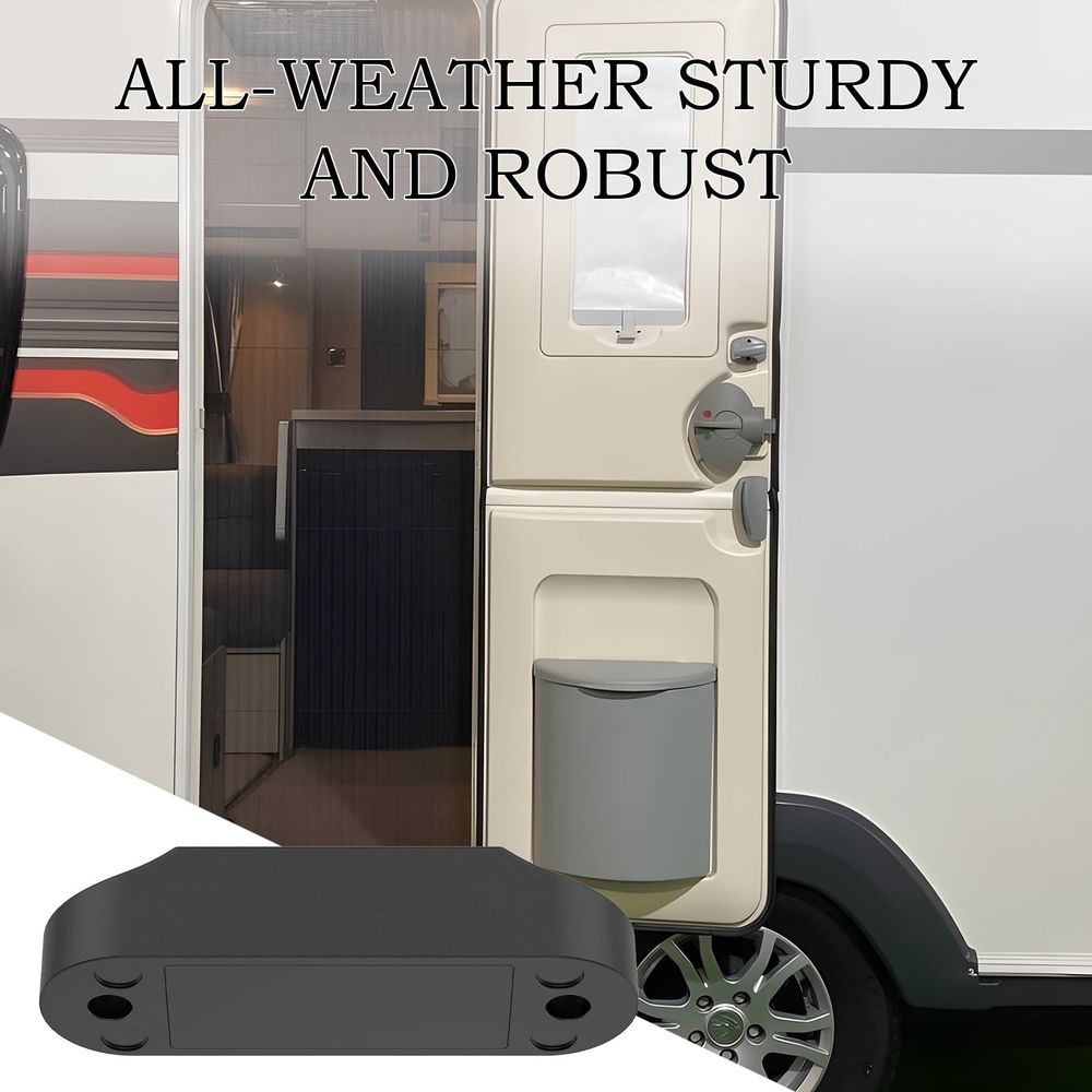 4 Pairs RV Baggage Door Holder, Wider Access and Space Saving Design, Secure Reliable Magnetic Holding System, for Camper Trailer