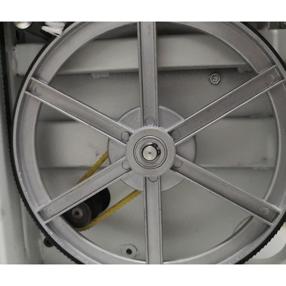 2 Pieces Band Saw Rubber Tire Band Woodworking Spare Parts for 9 inch Band Saw Scroll Wheel,2 x Band Saw Rubber Tire,Black