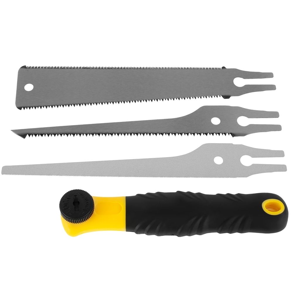 Japanese Hand Saw Sharp High Carbon Steel Pull Saw Ergonomic Non-slip Flush Cut Saw with 3 Saw blades Cutting Trimming Tool for Woodworking Pruning Gardening