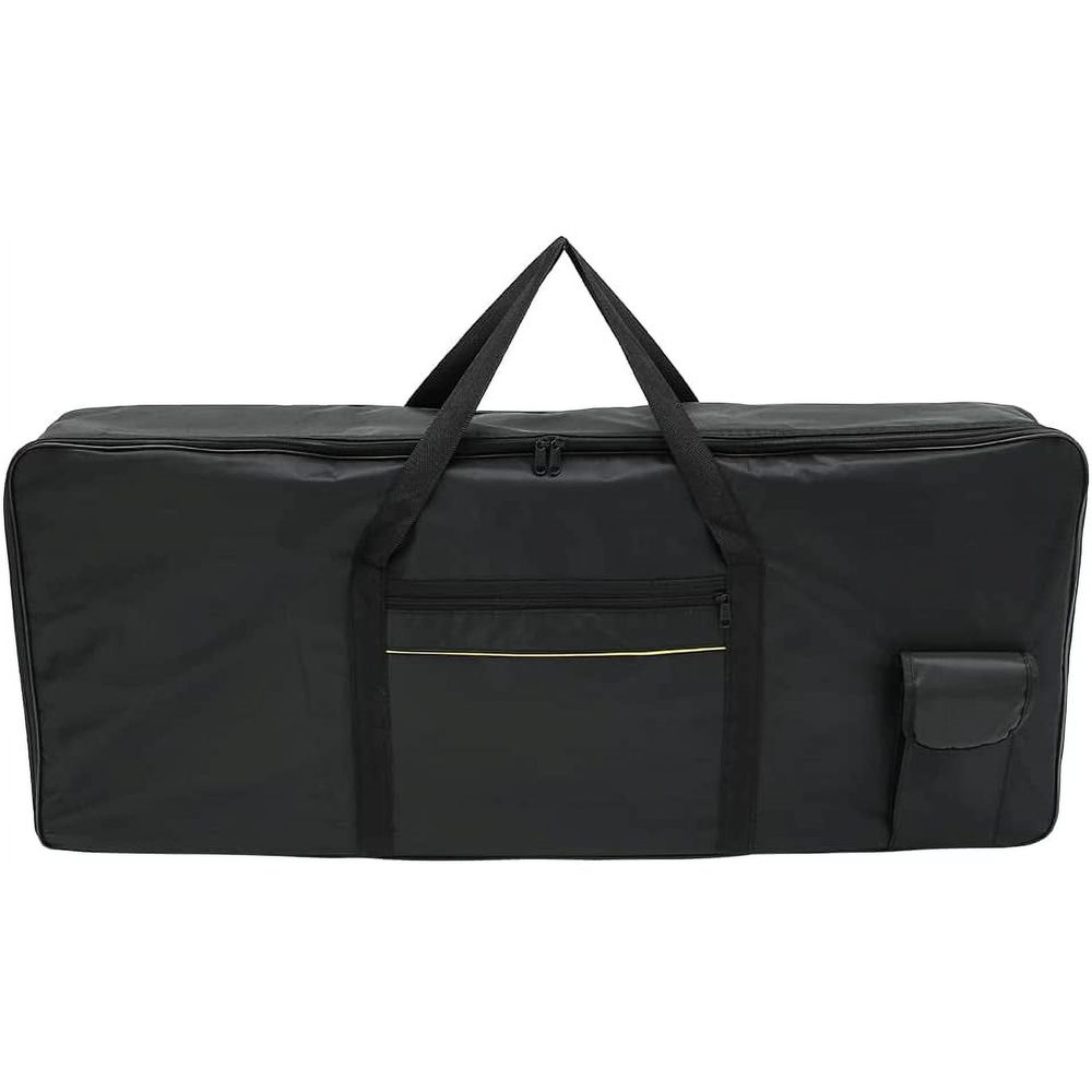 61 Key Keyboard Carry Bag Oxford Cloth Portable Padded Keyboard Case Waterproof with Handle Strap Extra Pockets Dustproof Piano Case 100 x 40cm