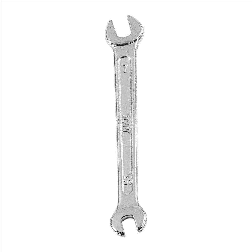 3X Silver Tone 5.5mm x 7mm U Shape Double Open-Ended Wrench Tool