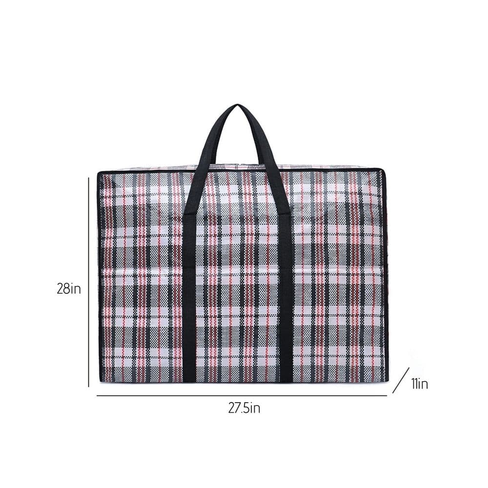 Extra Large Storage Bag Thickened Moving Bag Folding Organizer Tote with Strong Handles and Zippers for Bedding Comforters Blankets Clothes - Durable Polyester, 130L Capacity for Home, Closet