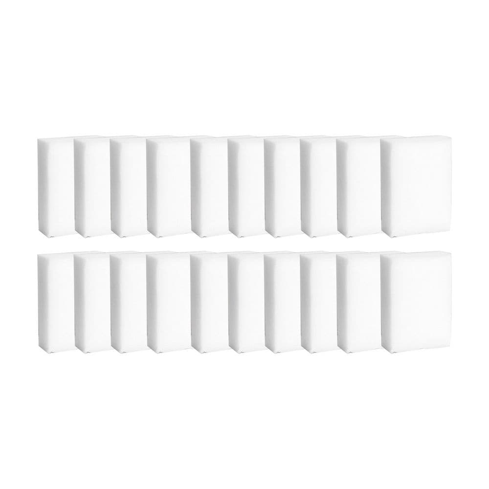 Nanoscalescale Cleaning Sponge Block 20 Pack - Multipurpose Dish Sponge for Kitchen, Car Wash, Shoe Cleaning - High Absorption Household Sponge Eraser for Glass, Leather, Grease, and Stain Removal