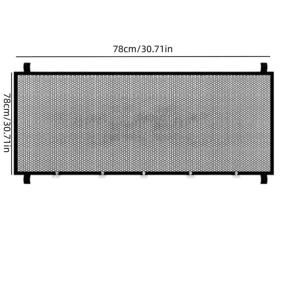 Pet Safety Gate No Drilling Required Freestanding Indoor Barrier Black