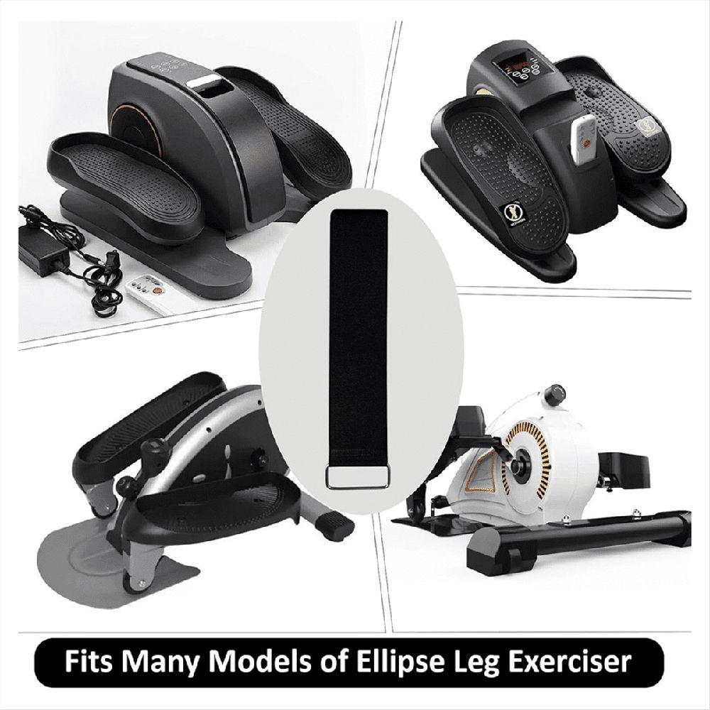 4 Pcs Ellipse Leg Exerciser Machine Pedal Straps, Suitable for Under Desk Elliptical Peddler Foot & Exercixer