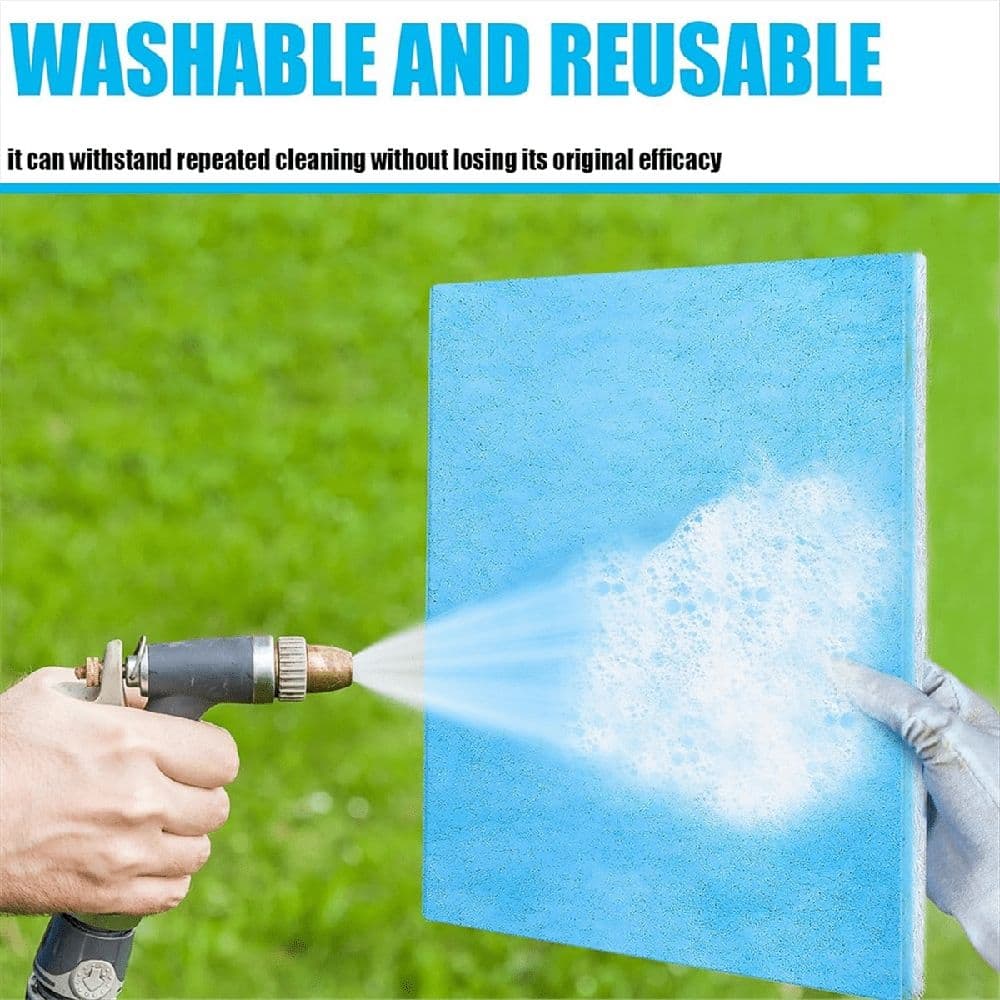 Reusable Electrostatic Air Vent Filter Cut to Fit Washable 7.6ft x 12in