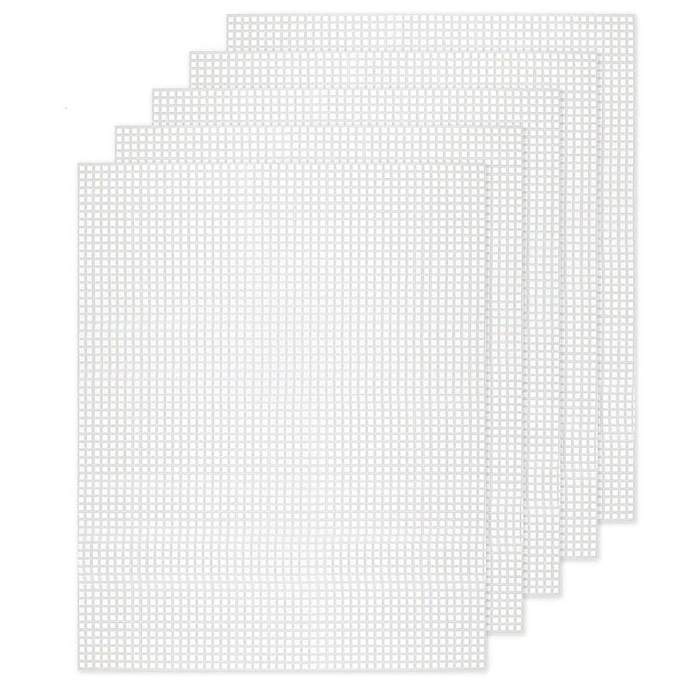 10PCS Mesh Plastic Canvas Sheets 19.6x13 Inch for Embroidery Crafting, Acrylic Yarn Crafting, Knit and Crochet Projects