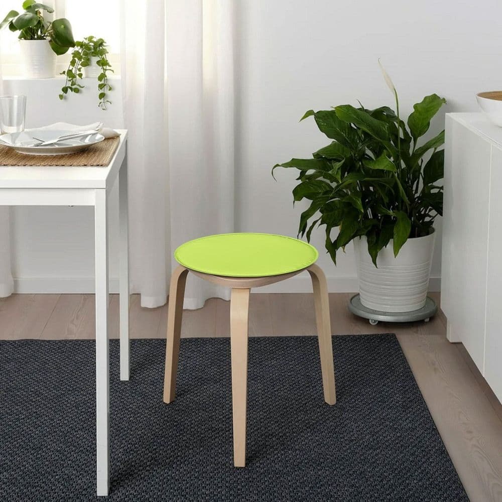 Breathable Round Seat Cushions (2PC) - Comfortable with Rope Ties for Bar Stools, Swing Chairs & Dining Chairs - Indoor/Outdoor Use for Home, Café & Garden