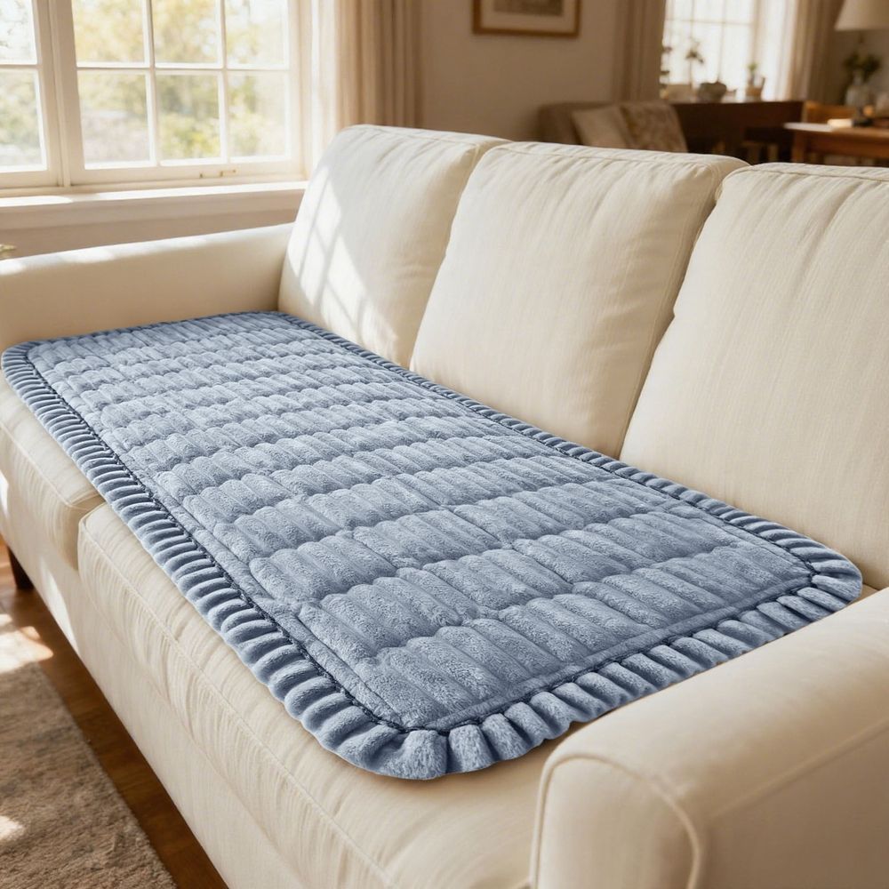 Couch Cover for Dogs Washable Non Fuzzy Pet Couch Covers for 3 Cushion Sofa Pet Friendly Thick Soft Sofa Slipcovers Cushion Protector 60x90cm Pet Bed Mat