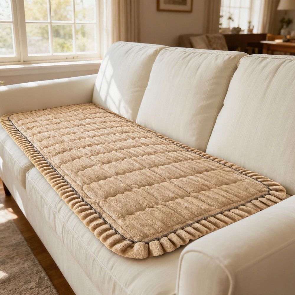 Couch Cover for Dogs Washable Non Fuzzy Pet Couch Covers for 3 Cushion Sofa Pet Friendly Thick Soft Sofa Slipcovers Cushion Protector 60x90cm Pet Bed Mat