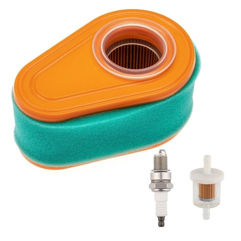 Small Engine Air Filter Replacement Kit 795066 Foam and Pleated Filter 13.5 x 7 cm