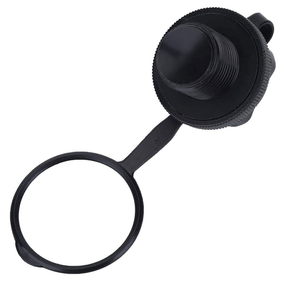 2Pcs Black Inflatable Boat Spiral Air Plug Replacement Valve Set for Kayaks, Rafts, and Airbeds Custom Kayak Hardware Kayaking