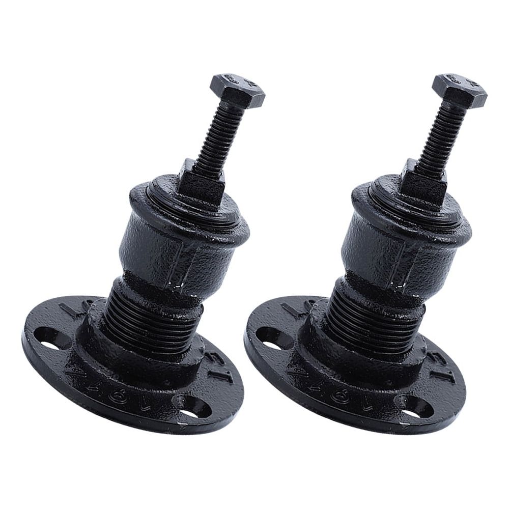 Interior Handrail Bracket Solid Iron Home Mounting Support 2Pcs