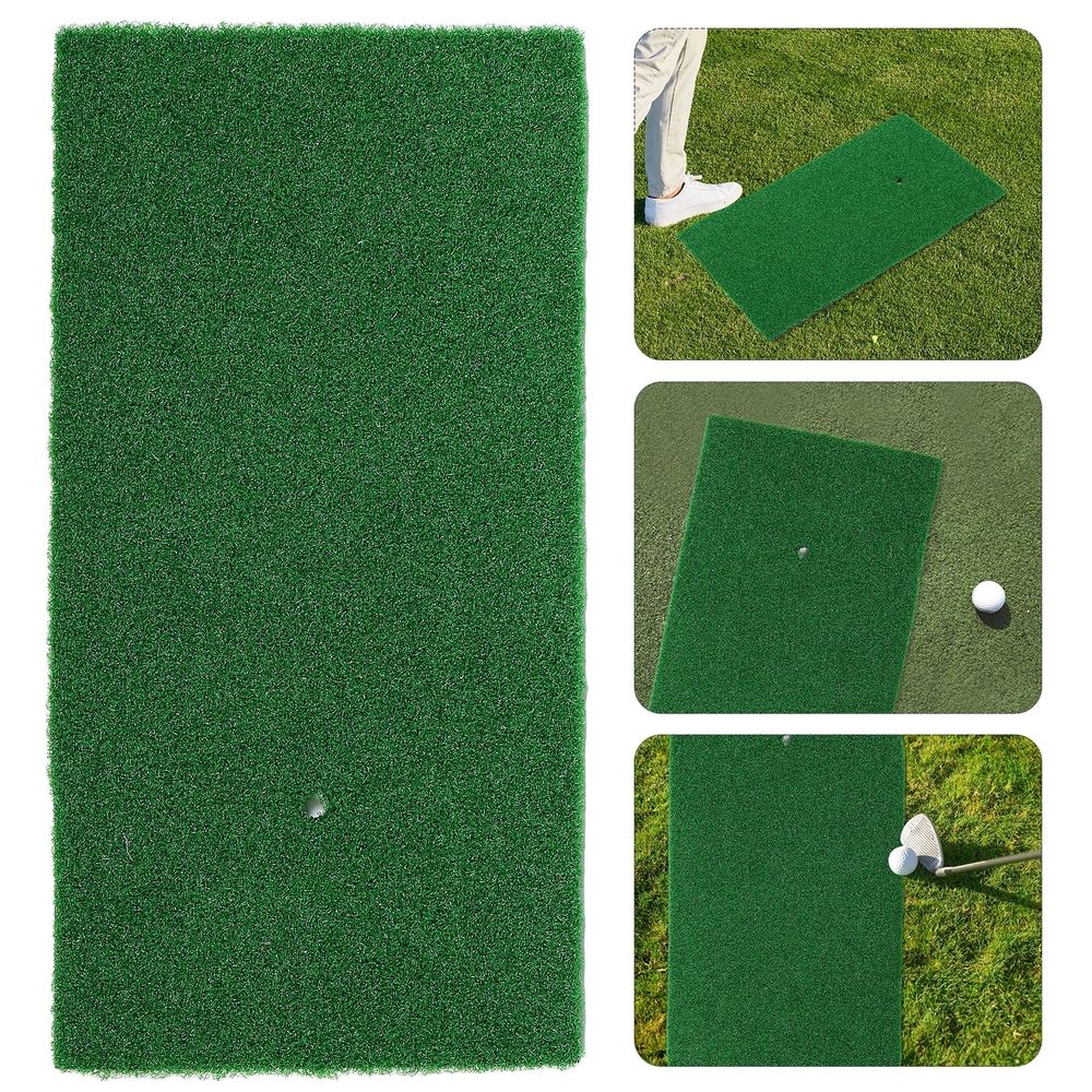 Portable Foldable Golf Turf Mat for Indoor and Backyard Practice - Green Putting