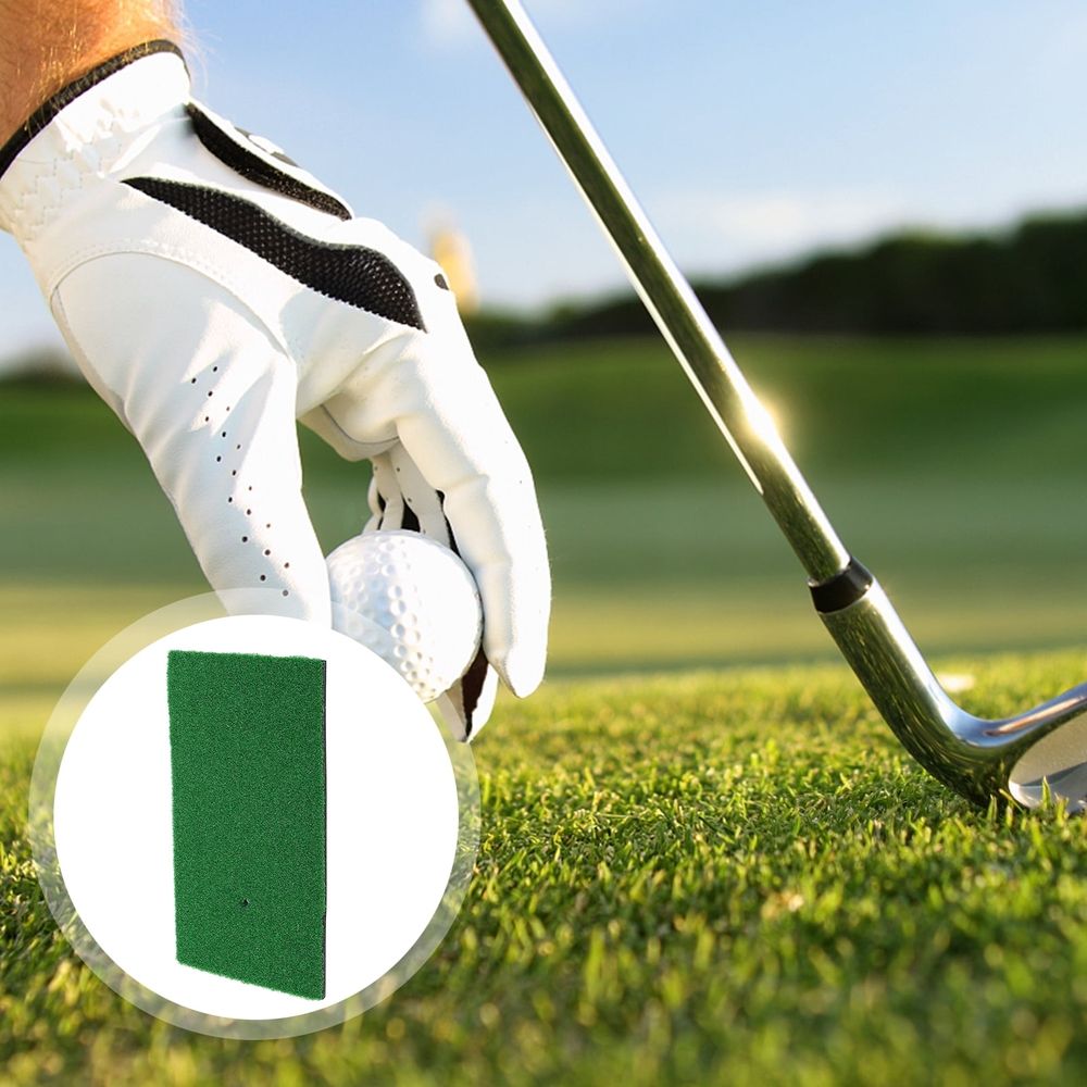 Portable Foldable Golf Turf Mat for Indoor and Backyard Practice - Green Putting