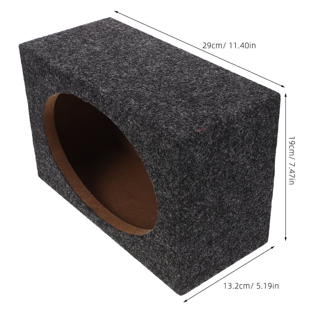 Speaker Enclosure Box Multi-Wood Construction 29X19X13cm Multi-Colour