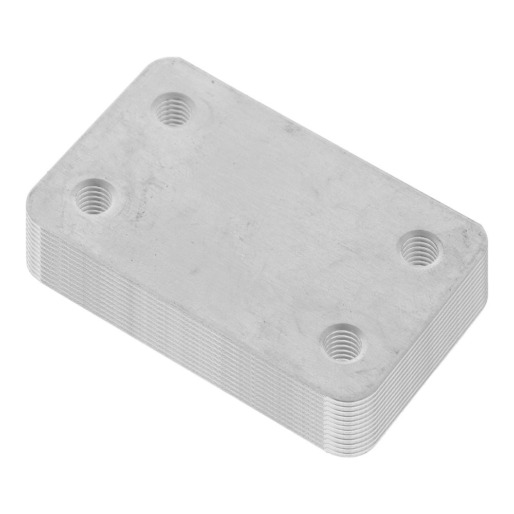Stainless Steel Mending Plates, Plated Silver, Sturdy Flat Braces for Furniture Use, 12Pcs