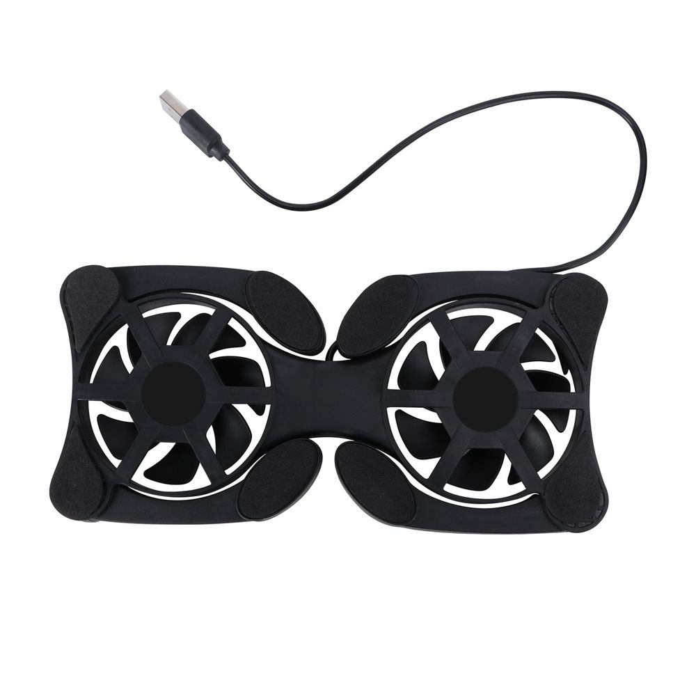 Laptop Cooling Fan with Anti- Pads, Energy Efficient Cooler for Office Use and Travel, Black Design