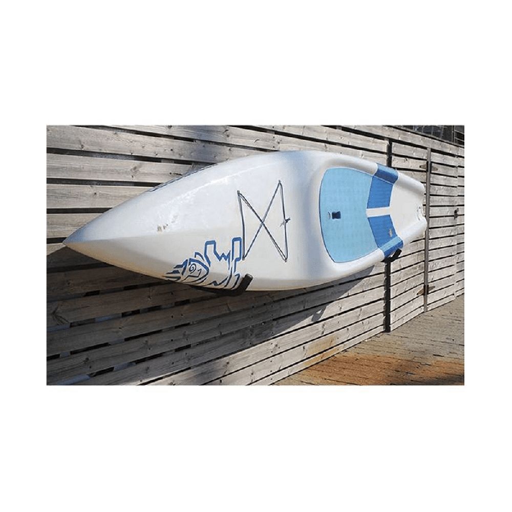 Kayak Paddle Board Wall Mount Rack Heavy Duty Powder Coated Snowboard Display Surfboard Storage Black