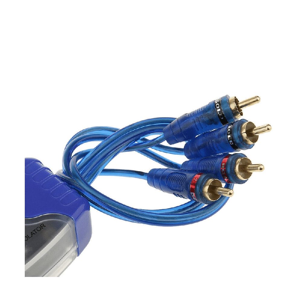 Universal Noise Sound Eliminator 4 Channel Ground Loop Isolator Noise Filters for Car Audio Radio Home Stereo System