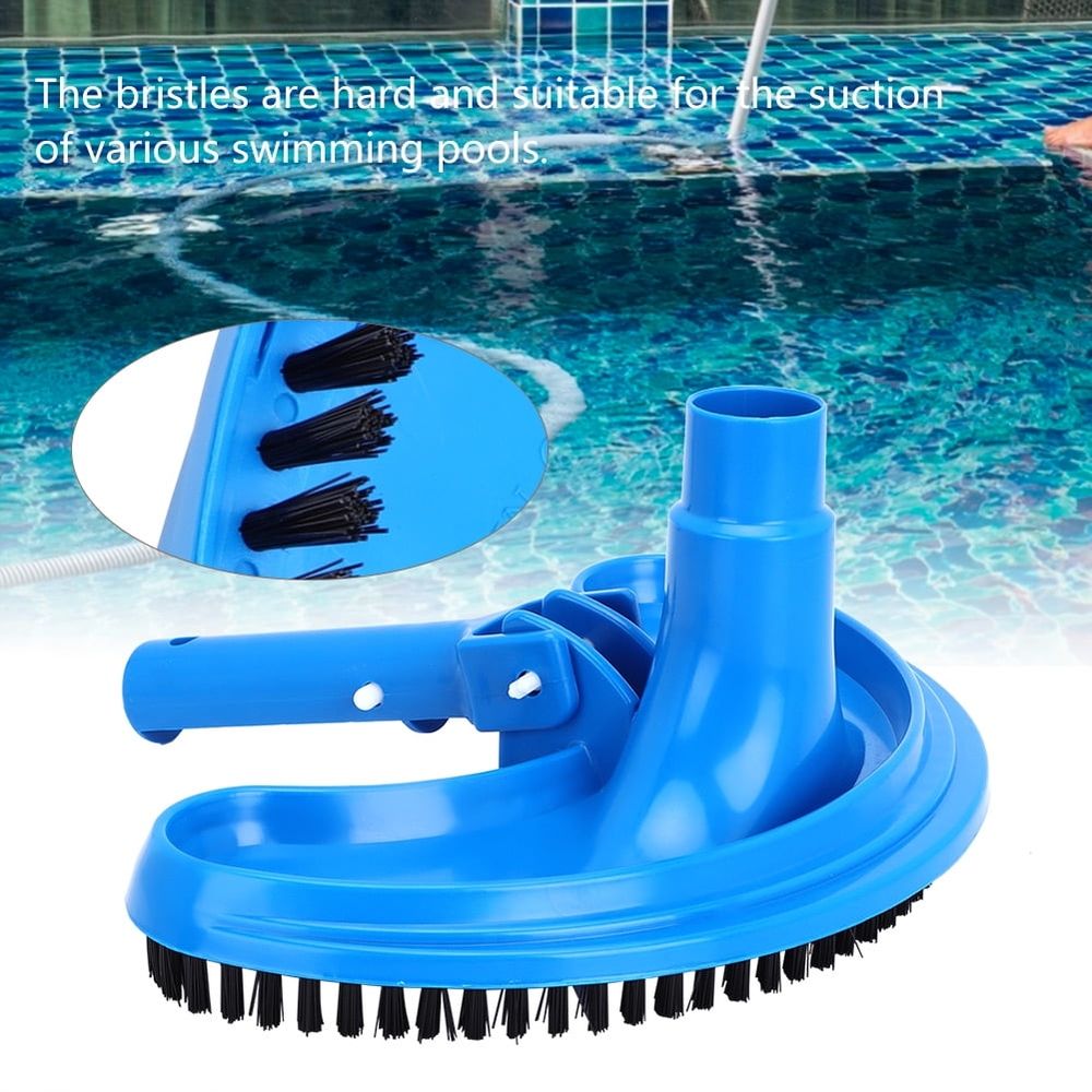 Pool Vacuum Head Half Moon Flexible Swimming Pool Curved Suction Head Cleaning Accessory