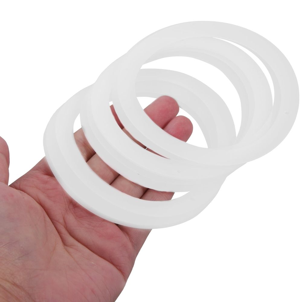 Jar Gaskets White Silicone Airtight Seals for Home Use 20Pcs