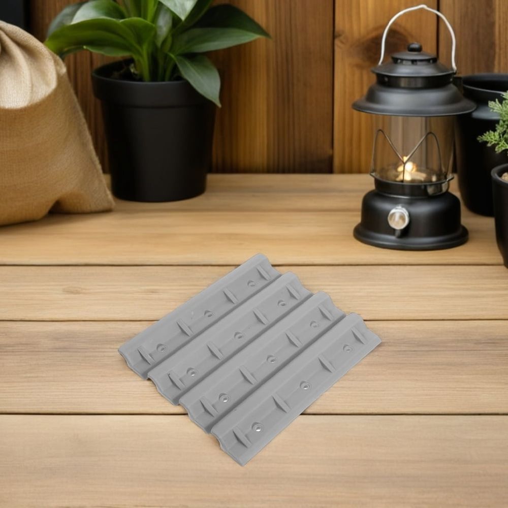 8Pcs Grey Kayak Seat Brackets for Inflatable Boats and Canoes