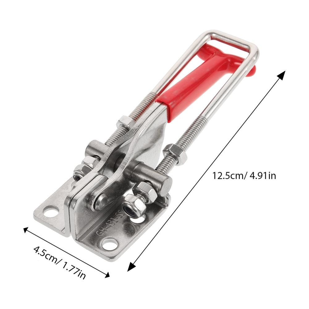 Metal Adjustable Toggle Clamp for Storage Boxes, Heavy Duty, 1 Pack