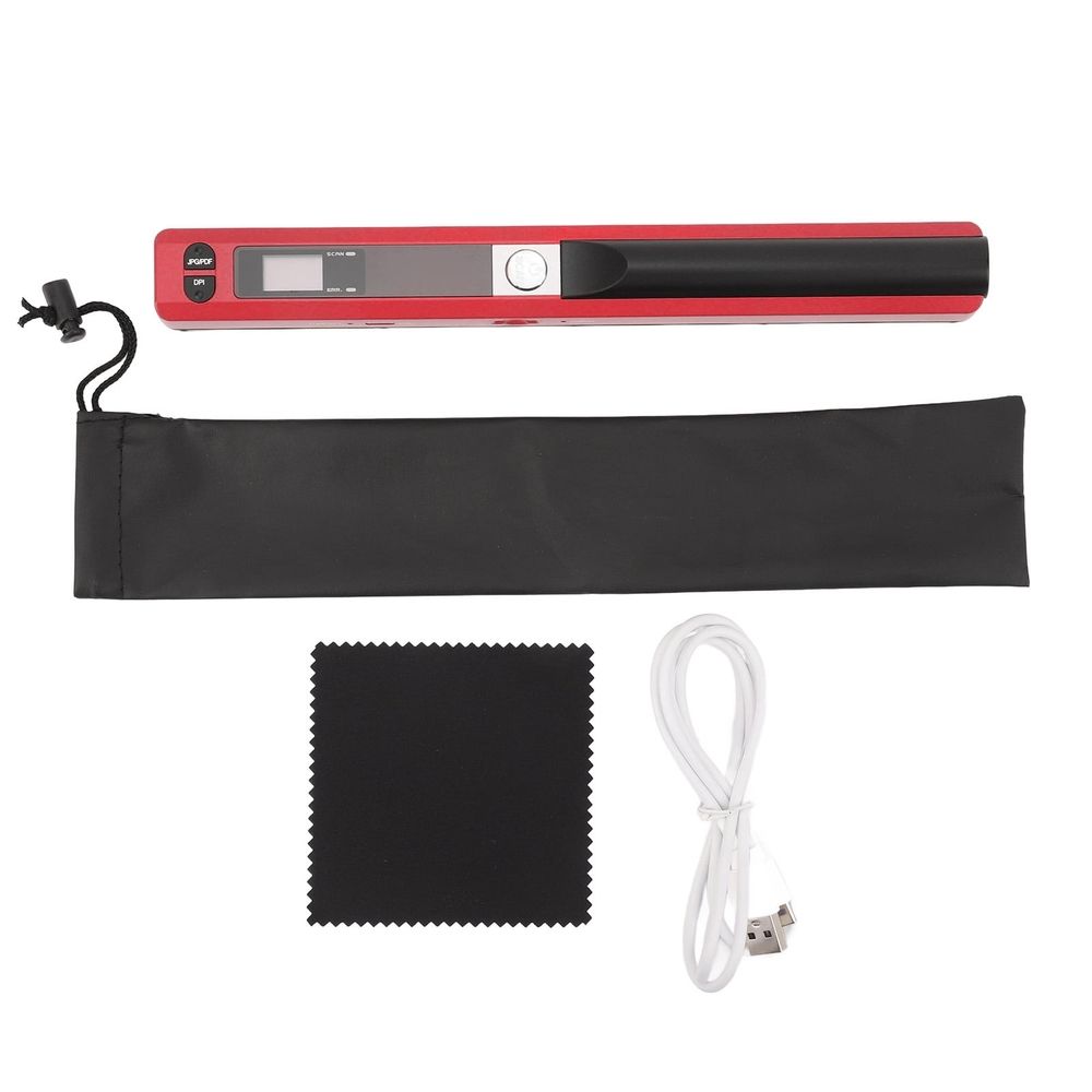 Photo Scanner Portable 900 DPI Multifunctional A4 Document Scanner Handheld Image Scanner for Home and Office